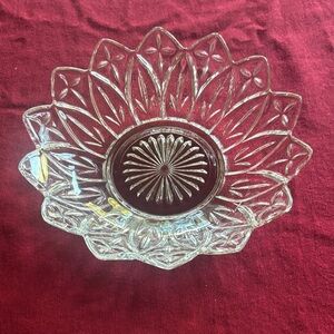 Clear Glass Decorative Bowl